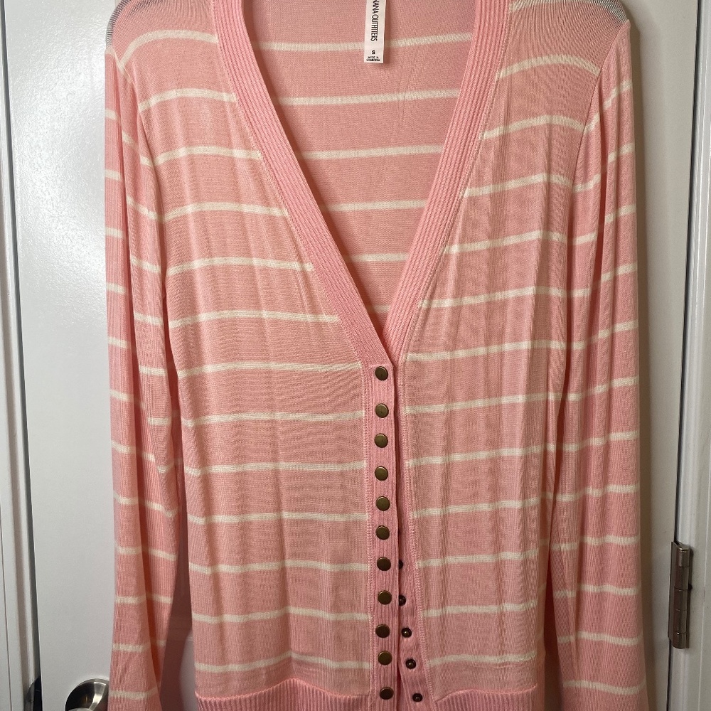 Pink colored Cardigan